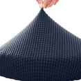 thumbnail image 1 of Storage Pouch Chair Slipcover Elastic Stretchable Polyester  Washable Stool Cushion for Home Cream-colored, 1 of 4