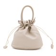 thumbnail image 3 of Premium Soft Vegan Leather Top Handle Bucket Bag Handbag Shoulder Crossbody, 3 of 4
