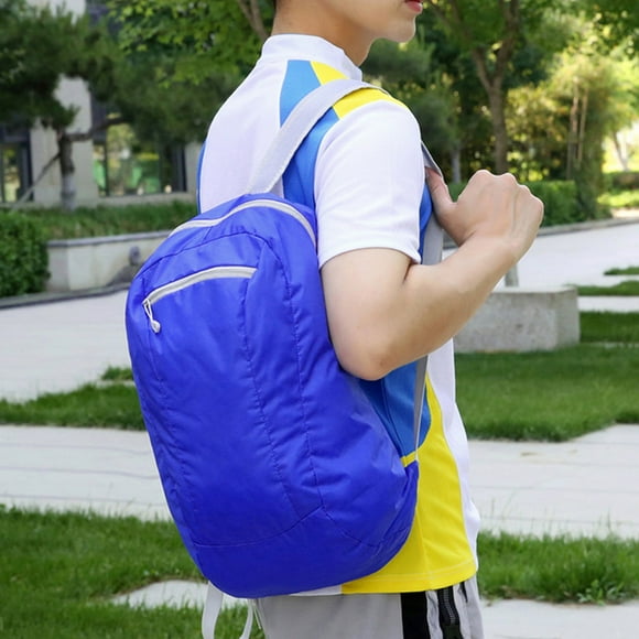 Mochila plegable para viajes, senderismo y deportes: mochila ligera e impermeable para actividades al aire libre con cierre de cordón.