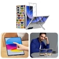 thumbnail image 5 of Dteck for Samsung Galaxy Z Fold 6 Case with Hinge Protection & Kickstand,Convenient Invisible Bracket,Built-in Front Screen Protector Full Body Protective Hinge Case for Samsung Z Fold 6,Colorful Love, 5 of 7