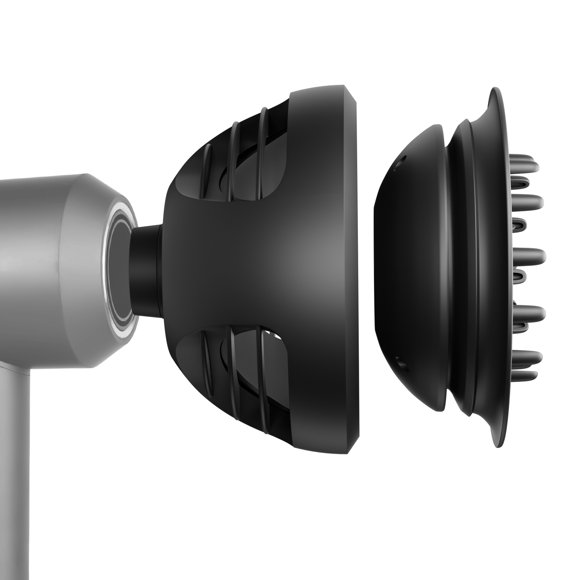 AFDD New Wave+Curl Diffuser Nozzle for Dyson Supersonic Hair Dryer HD01 HD02 HD03 HD04 HD08 HD15 HD16 Accessories Attachemnt Parts No 973924-01 One Tool Two Mode for Wavy Curly or Coily Hair