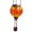 Orange-Red, variant on Solar Hot Air Balloon Lantern, Outdoor Garden Patio Hanging Light Waterproof Decorative Landscape Pathway Yard Atmosphere Lamp, Solar Powered, Orange-Red Steady Light (8 Panels) Orange-Red