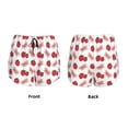 thumbnail image 3 of Daiia Strawberry Pattern Women's 2 in 1 Running Shorts - Lightweight Athletic Workout Gym Yoga Shorts Liner with Phone Pockets-Large, 3 of 7