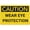 Warning Sign 4, variant on Caution Overhead Work Sign - 8"x12" Tin Metal Sign for Garden Yard Wall Decor