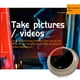 thumbnail image 4 of Timbre visual,Smart 2.4 pulgadas IR Visión nocturna Video Cámara de seguridad Detección de movimiento Ojo de gato Tomshoo  Timbre visual, 4 of 7