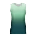 thumbnail image 3 of Bufgaceh Men's Ombre Tank Tops Beach Novelty Gradient Color Sleeveless T Shirts Hawaiian Summer Vacation Workout Tanks Tees, 3 of 4