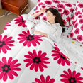 thumbnail image 4 of jejeloiu Kawaii Cute Daisy 7-Piece Twin Bedding Sets,Cartoon Flower Floral Bedding Comforter Set For Kids Reversible, 4 of 8
