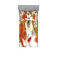 thumbnail image 2 of Ambesonne Abstract Fitted Sheet & Pillow Sham Set, Woman Red Hair Floral, Full, Multicolor, 2 of 3