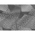thumbnail image 4 of oneOone Viscose Jersey Light Gray Fabric Triangle Geometric Craft Projects Decor Fabric Printed By The Yard 60 Inch Wide, 4 of 5