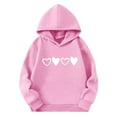 thumbnail image 4 of KyCheLot Hoodies for Girls Casual School Wear Pullover Long Sleeve Cute Sweatshirts with Pocket 3-14 Years, 4 of 5