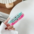 thumbnail image 5 of Candy Color Card Holder Clear Shockproof Soft Compatible with iPhone Case (Blue,iPhone 13 Pro), 5 of 7