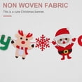 thumbnail image 3 of 3 unids Navidad Banners decorativos banners creativos banners de telón de fondo banderas de cadena, 3 of 5