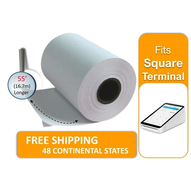 Receipt Paper Roll for Square Terminal 10 rolls