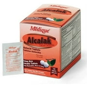 Angle View: Medique Alcalak Antacid 420 mg Strength Chewable Tablet, 500 ea