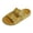 Yellow, variant on YDFCWXW Unisex-Child Slides Double Buckle Adjustable Flat Sandals Slippers for Boys Girls (Yellow, 23)