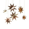 thumbnail image 4 of Matsuzay 1 Juego de decoraciones colgantes de estrellas, colgante de estrellas simples, suministros para fiestas, adornos navideños, accesorios Kits de decoración para fiestas Color champagne, 4 of 6