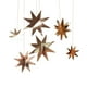 thumbnail image 4 of Wosthever 1 Juego de decoraciones de estrellas para el hogar, colgante de estrellas exquisitas interesantes, suministros para fiestas, Kits de decoración para fiestas Color champagne, 4 of 6