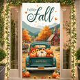 thumbnail image 6 of Vintage Truck Autumn Banner Rustic Pumpkin Harvest Fall Scenery for Home Decoration Seasonal Celebration Farmhouse Decor, 6 of 9