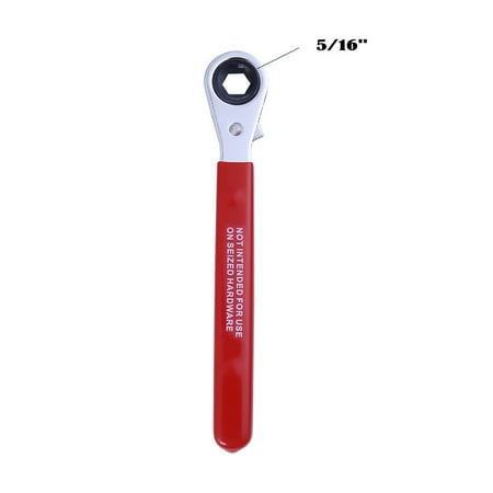 

Reversible 5/16 Side Terminal Battery Ratchet Wrench 5.5in Long Insulated Handle
