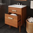 thumbnail image 3 of Modway Cassia 24" Teak Wood Bathroom Vanity Cabinet (Sink Basin Not Included) in Natural, 3 of 10