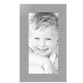 thumbnail image 2 of ArtToFrames 12" x 24" Steel Ripple Brushed Picture Frame, 12x24 inch Silver Wood Poster Frame (WOM-5269),  Pack, 2 of 7