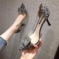 thumbnail image 1 of Zapatos de tacón alto transparentes 2022 para mujer, zapatos sexis con punta estrecha y sin cordones para fiesta de boda, zapatos de marca a la moda para mujer, talla 34-43 Tan Jianjun unisex, 1 of 2