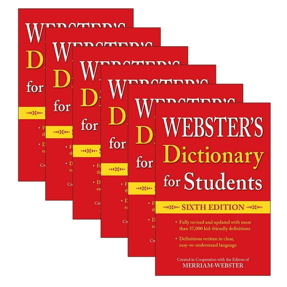 Merriam-Webster Webster's Dictionary for Students Sixth Edition Pack of 6 9781596951792-6
