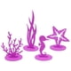 thumbnail image 2 of 4 Piezas De Decoración De Fiesta De Sirena Oceánica Para Suministros De Decoración De Baby Shower, Morado SM SunniMix Centro de mesa de fiesta de sirena, 2 of 7