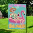 thumbnail image 5 of Summerween Garden Flag Skeleton Yard Decor Funny Summer Garden Decor Outdoor Sign Halloween Lawn Decor Summer Halloween Yard Flag Home Decor, 5 of 6