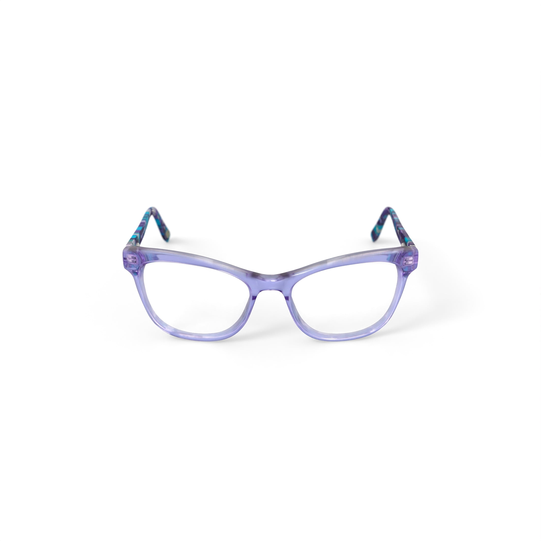 LGB LSV12/LGHeather C-GRAY✖️SHADOW PURPLE Skechers Youth SE1695 Cat Eye Prescription Eyeglasses with Case