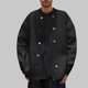 thumbnail image 1 of Puntoco Chaqueta Tipo Cárdigan De Punto Con Cremallera Lisa, Informal, De Manga Larga Y Gran Tamaño Con Botones Para Hombre, 1 of 6