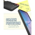 thumbnail image 4 of Smartish Galaxy S24 Wallet Case - Wallet Slayer Vol. 1 [Slim + Protective] Credit Card Holder - Drop Tested Hidden Card Slot Cover Compatible with Samsung Galaxy S24 - Black Tie Affair, 4 of 6