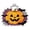A, variant on zhonghuaying 1 Pack Halloween Die-Cut Acrylic Hanging Plaque Pumpkin Themed Printed Flat Ornament Indoor Seasonal Suspending Arranging Accessory A