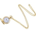 thumbnail image 1 of Personality Fashion Retro Large Pocket Watch Gold Shield Quartz Pocket Watch, 1 of 5