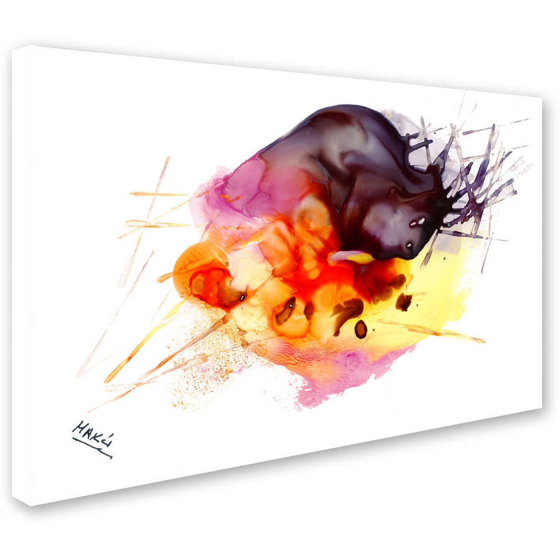 Trademark Fine Art "Abstract 10" Canvas Art by Mako