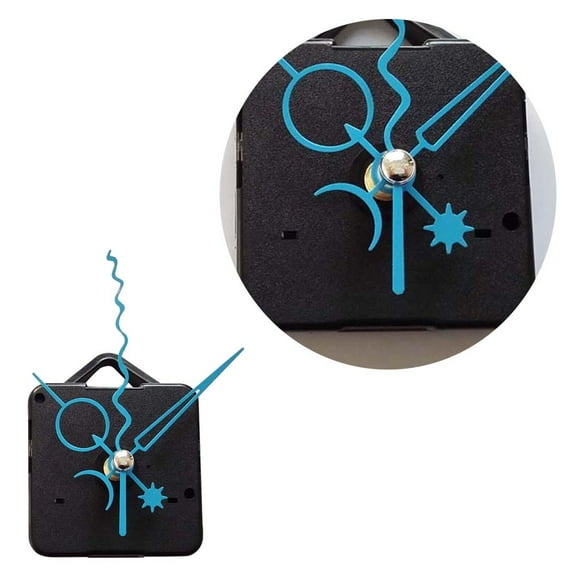 NICEXMAS Clock Movement Kit Black Silent High Precision Clock Repair Accessory