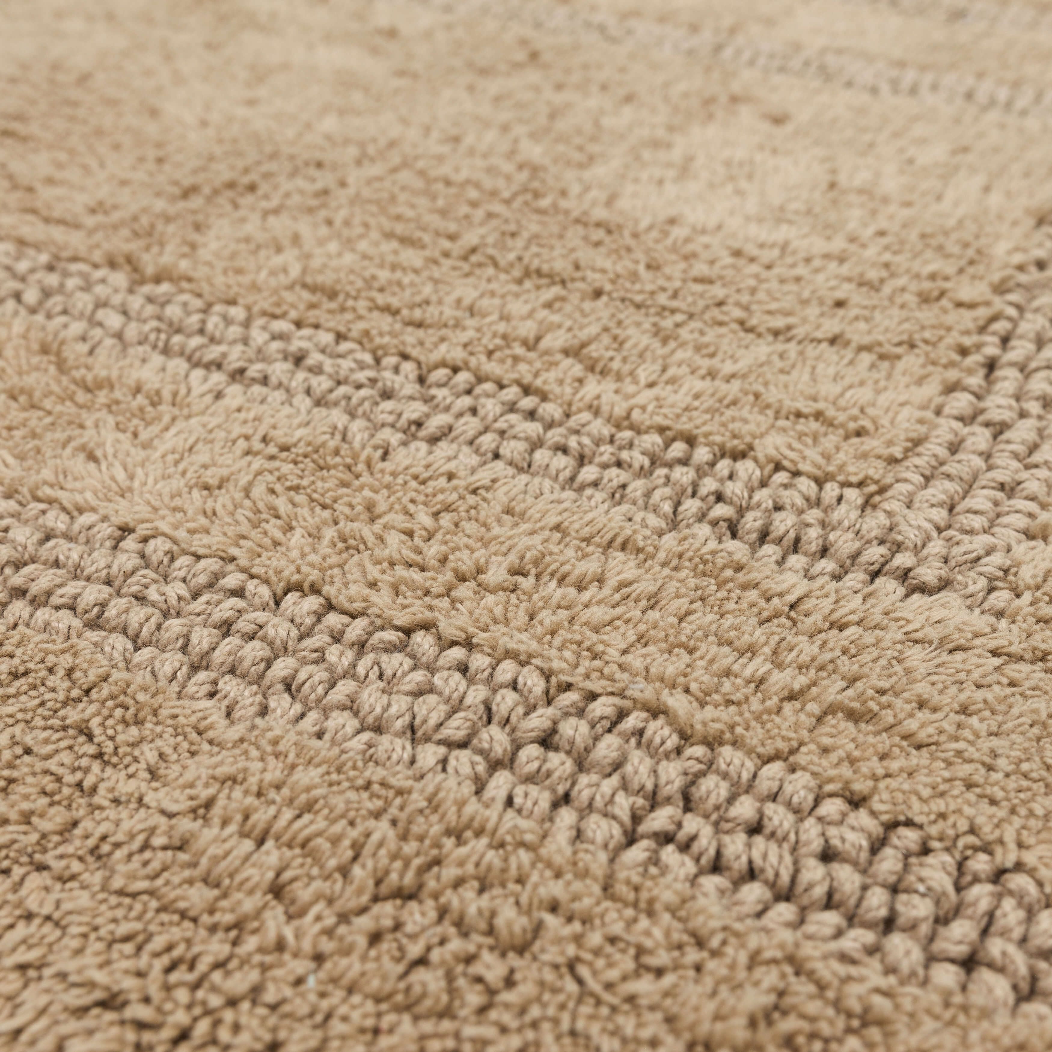Mohawk Cotton Bath Mat Soft Absorbent Quick Dry Machine Washable Bathroom Mat, Taupe, 24" x 60"