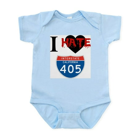

CafePress - I Hate The I405 Infant Bodysuit - Baby Light Bodysuit Size Newborn - 24 Months