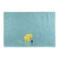 thumbnail image 3 of Elephant and Kid Reversible Placemat Set of 4 Non Slip Coffee Mats 18x12 Inch for Dining, Kitchen, Coffee, 3 of 9