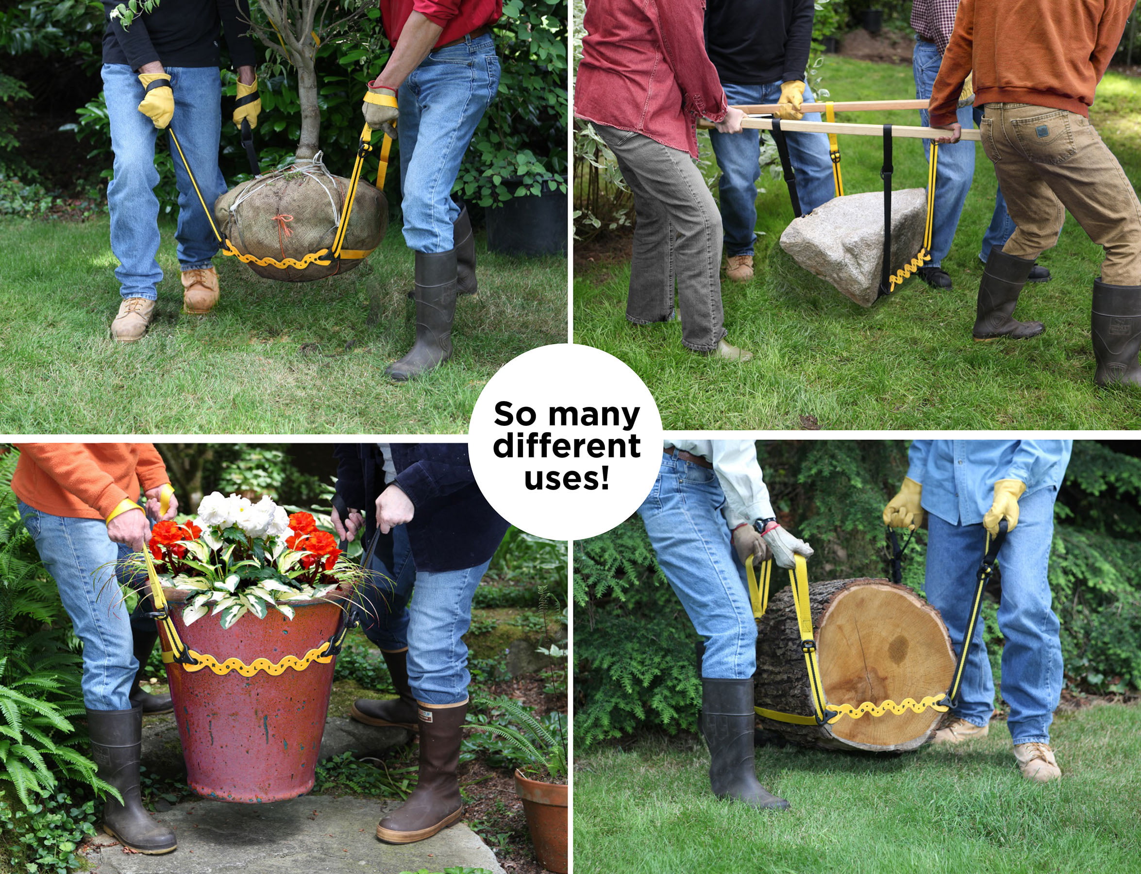 Garden Flower Pots Trees Ideal for Professional Landscapers 350 Pound Gardening and Heavy Lifting Tool Planters A Plant Caddy Alternative ProLifter Rocks Perfect for Heavy Potted Plants