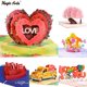 thumbnail image 2 of Pop Up Love Card Valentines Day Birthday Anniversary 3D Greeting Cards for Couples Wife Husband Handmade Gift Gao Jinjia LED, 2 of 2