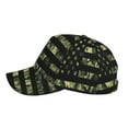 thumbnail image 5 of Balery Baseball Cap Adjustable Size for Running Workouts and Outdoor Activities All Seasons Dad Hat(American Flag Camo), 5 of 8