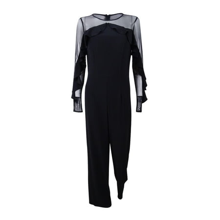 - R&M Richards Women's Illusion Bodice Jumpsuit