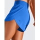 thumbnail image 5 of Shorts CRZ YOGA de Cintura Alta con Corte Lateral de 7.5 cm y Malla Azul L, 5 of 5