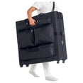 thumbnail image 3 of YfulYde Universal Size Wheeled Massage Table Carry Case with Wheels, Oversized Carrying Bag for Foldable Massage Bed with Castors-Fits 27” to 32” Width Folding Massage Table- Black, 3 of 8