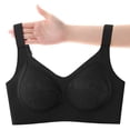thumbnail image 4 of Njagoc3 Wireless Bras for Women Lace Trim Push Up Bra Breathable Comfort Bra Seamless Everyday Bra, 4 of 5