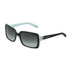 Women's Gradient TF4047B-80553C-55 Black Rectangle Sunglasses