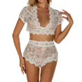 thumbnail image 1 of Clearance Sale 2025 Intimates Womens Lace Solid Color Underwear Set Womens Large Split Two Piece Lace Sexy Underwear Set Clearance Deals Overstock Items Clearance, 1 of 7