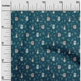 thumbnail image 2 of oneOone Cotton Poplin Twill Teal Blue Fabric Animal Fabric For Sewing Printed Craft Fabric By The Yard 56 Inch Wide, 2 of 5