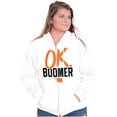 thumbnail image 3 of OK Boomer State of Oklahoma Settlers Unisex Fleece Graphic Zip Up Hoodie Brisco Brands 2X, 3 of 5